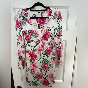 Lilly Pulitzer Floral Long Sleeve Romper